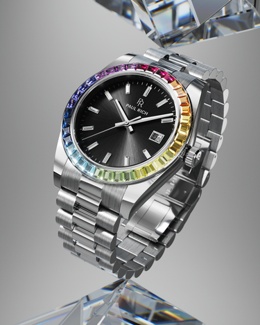 Paul Rich US Rainbow Legacy Silver Quartz Watch