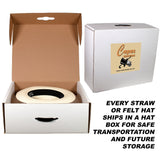 Capas The Untouchable Toyo Straw Center Crease Fedora