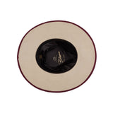 Bellissimo Stud in Silverbelly Fur Felt Fedora