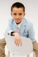 Iris Stripe - Boys Tie — view 4