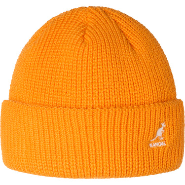Kangol Cardinal 2-way Beanie Double Branded Beanie in Electric Kumquat OSFM