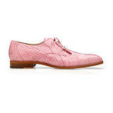 Belvedere Lago in Rose Pink Genuine Alligator Oxfords