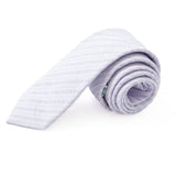 Lavender Stripe Men's Tie