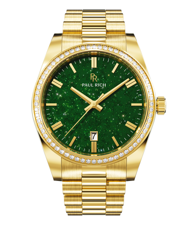 Paul Rich US Legacy Gold Aventurine Green Watch