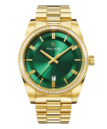 Paul Rich US Legacy Gold Green Luxury Watch