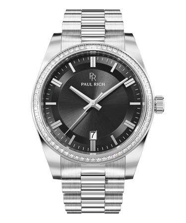 Paul Rich US Legacy Silver Black Dress Watch