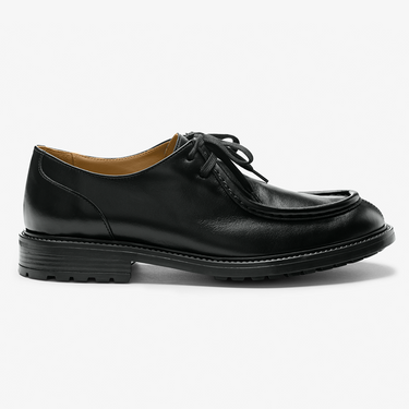 Men's Black Leather Tuscan Moc Boot