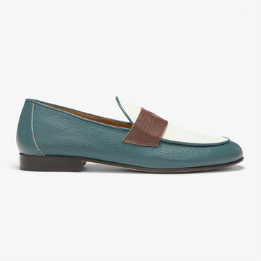 Men's Tri-Tone Leather Centesimo