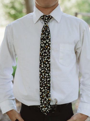 Midnight Floral - Boys Tie — view 2