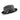 Montique Domino Effect Pinch Front Straw Fedora in Black #color_ Black