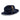Montique Diplomat White Bottom Wool Fedora in Navy Blue White
