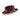 Montique Debonair White Bottom Houndstooth Band Straw Fedora in Wine / White