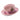 Montique Fairmont Pinch Front Polybraid Straw Fedora in Rose