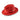 Montique Belmont Pinch Front Polybraid Straw Fedora in Crimson