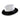 Montique Malik Straw Color Block Fedora in Black