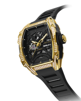 Paul Rich US Diamond Astro Skeleton Mason Gold Watch
