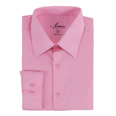 Arturo Dress Shirts 200SLIM Dress Shirt in Pink