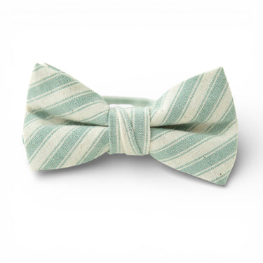 Pistachio Stripe - Boys Bow Tie
