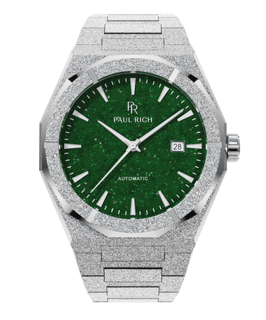 Paul Rich US Frosted Star Dust II Silver Green Watch