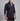 Donny// Cotton Knit-Stretch Button-Up Shirt With Contrast Details // Black // Tailored Fit (Fitted)