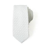 Quilted White - Men's Tie