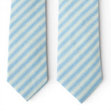 Robin Egg Stripe - Men's Tie