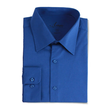 Arturo Dress Shirts 200SLIM Dress Shirt in Royal