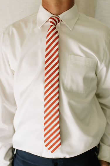 Scarlet Stripe Men's Tie