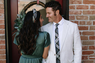 Spruce Plaid - Men's Tie — view 2
