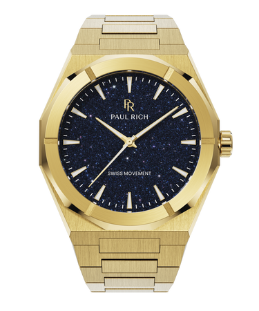 Paul Rich US Star Dust II Gold Luxury Watch