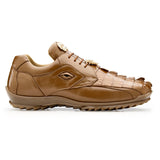 Belvedere Vasco in Saddle Caiman Crocodile & Italian Calf Oxfords