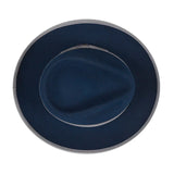 Bellissimo Duke in Sapphire Blue Wool Fedora