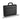 Pursuit Aluminum | Medium Attaché Case in BLACK