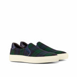 DapperFam Versado in Blackwatch Men's Sartorial Slip On in Blackwatch
