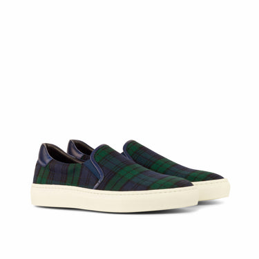 DapperFam Versado in Blackwatch Men's Sartorial Slip On in Blackwatch