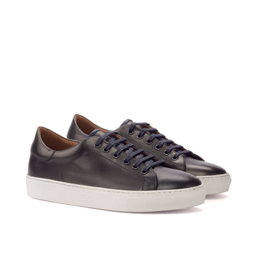 DapperFam Rivale in Dark Brown Men's Italian Leather Trainer in Dark Brown