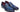 Paul Parkman Men's Hand-Painted Leather Loafers in Navy
