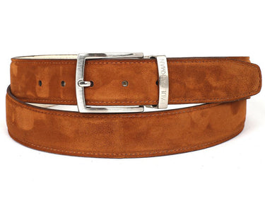 Pau Parkman Men's Suede Belt in Tobacco