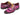 Paul Parkman Men's Hand-Painted Leather Wingtip Oxfords in Lilac