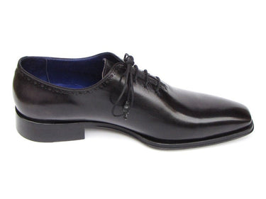 Paul Parkman Men's Wholecut Leather Oxfords in Black