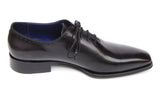 Paul Parkman Men's Wholecut Leather Oxfords in Black