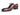Paul Parkman Men's Hand-Painted Plain Toe Oxfords in Brown & Bordeaux