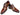 Paul Parkman Men's Hand-Painted Leather Captoe Oxfords in Camel & Red