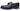 Paul Parkman Men's Leather Kiltie Tassel Loafers in Navy & Tobacco