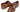 Paul Parkman Men's Hand-Painted Leather Wingtip Oxfords in Tobacco