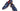 Paul Parkman Men's Hand-Painted Leather Tassel Loafers in Blue