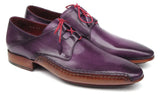 Paul Parkman Men's Ghillie Lacing Side Dress Shoes in Purple