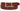 Paul Parkman Men's Hand-Painted Leather Belt in Reddish Brown