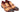 Paul Parkman Men's Hand-Painted Leather Double Monkstraps in Brown & Camel