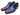 Paul Parkman Men's Hand-Painted Leather Wingtip Oxfords in Blue & Purple